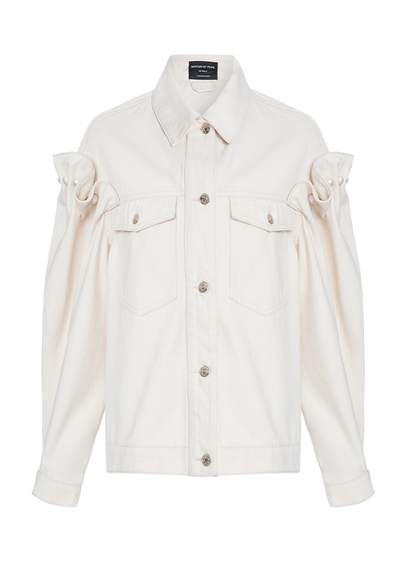 Brennon Ecru Jacket from Mother Of Pearl