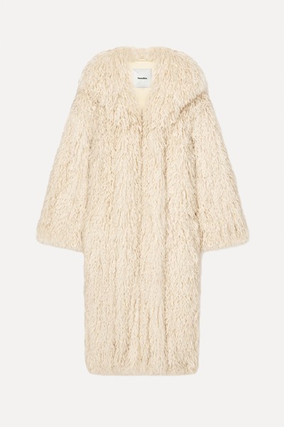 Kilah Faux Racka Fur Coat from Nanushka