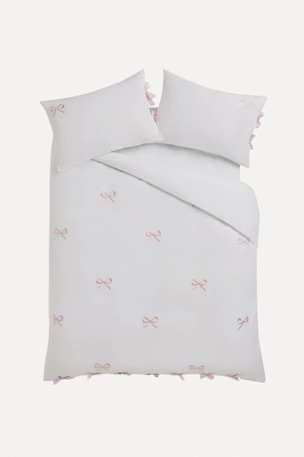 Embroidered Duvet Cover & Pillowcase Set from Next