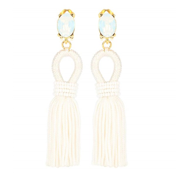 Clip-On Tassel Earrings