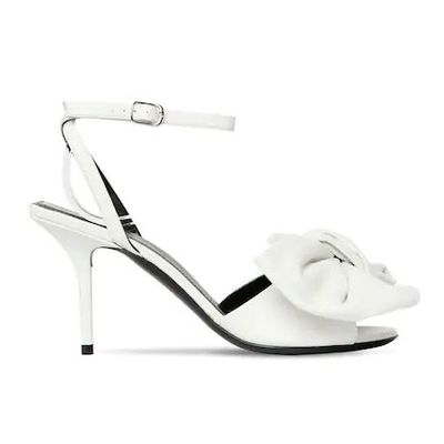 Knife Leather Sandals W/Bow from Balenciaga