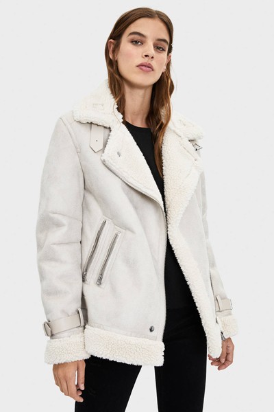 Double-Sided Biker Jacket from Bershka