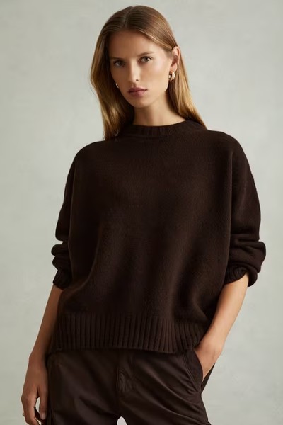 Elena Wool-Cashmere Crew Neck Jumper from Reiss