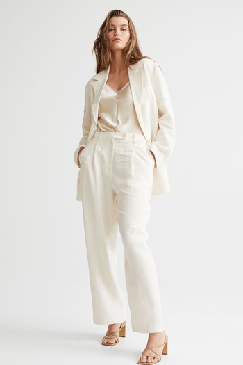 Tailored Linen Trousers, £79.99 