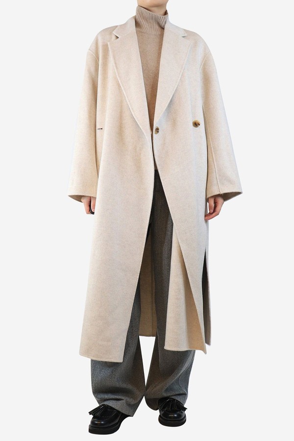 Ayvian Double-Breasted Wool Coat from By Malene Birger