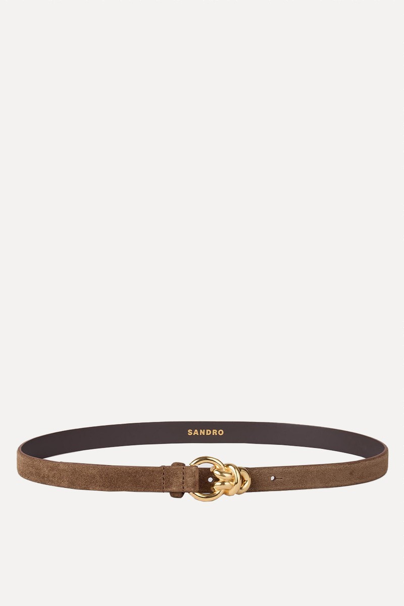 Suede Leather Belt from Sandro