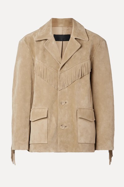 Coline Fringed Oversized Suede Jacket  from Nili Lotan