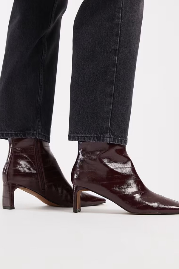 Eliza Set Back Heel Ankle Boots  from ASOS DESIGN