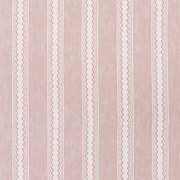 Zig Zag Stripe Fabric Rose