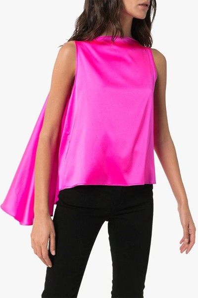 Judy Silk Cape Top from Bernadette