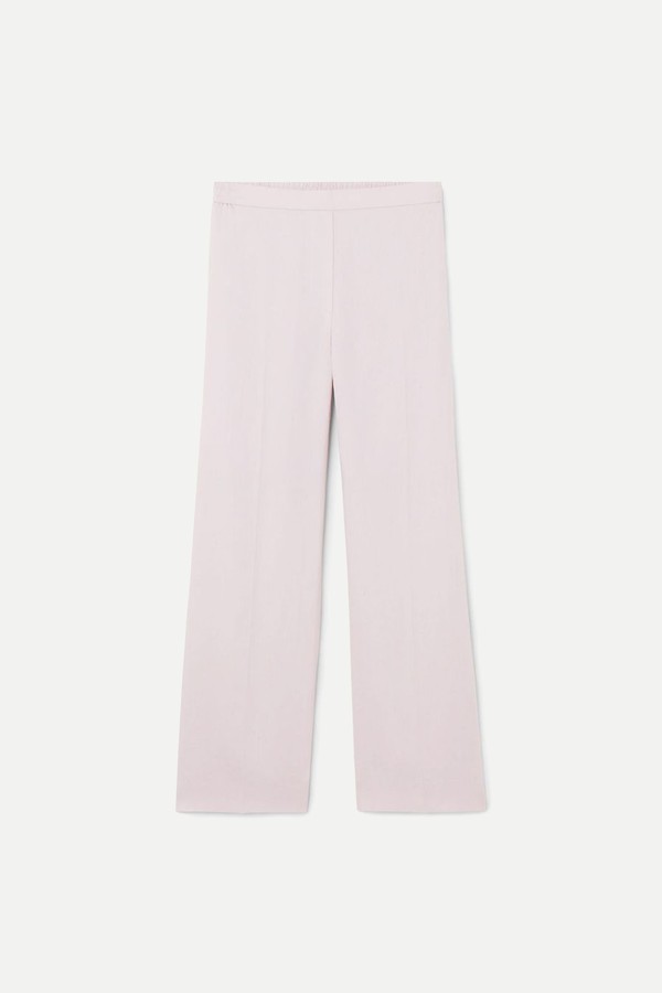 Wide-Leg Tailored Linen Trousers from COS