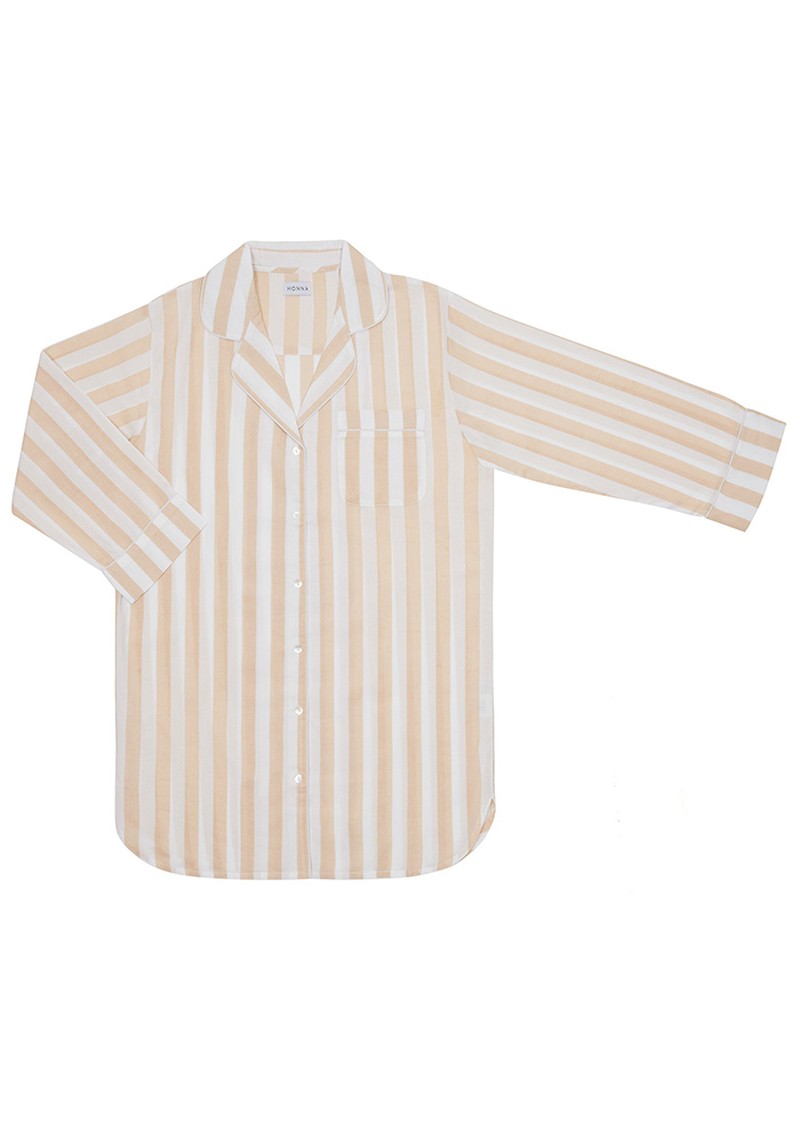 Beige Stripe Nightshirt from Honna