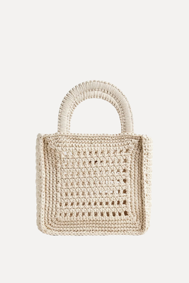 Crochet Top-Handle Bag from J. Crew