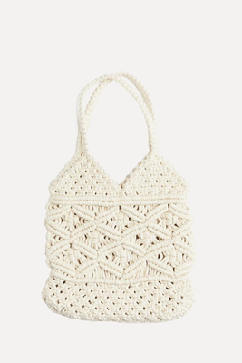  Macramé Tote Bag from H&M