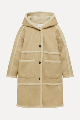 Long Double-Faced Coat from Pull & Bear