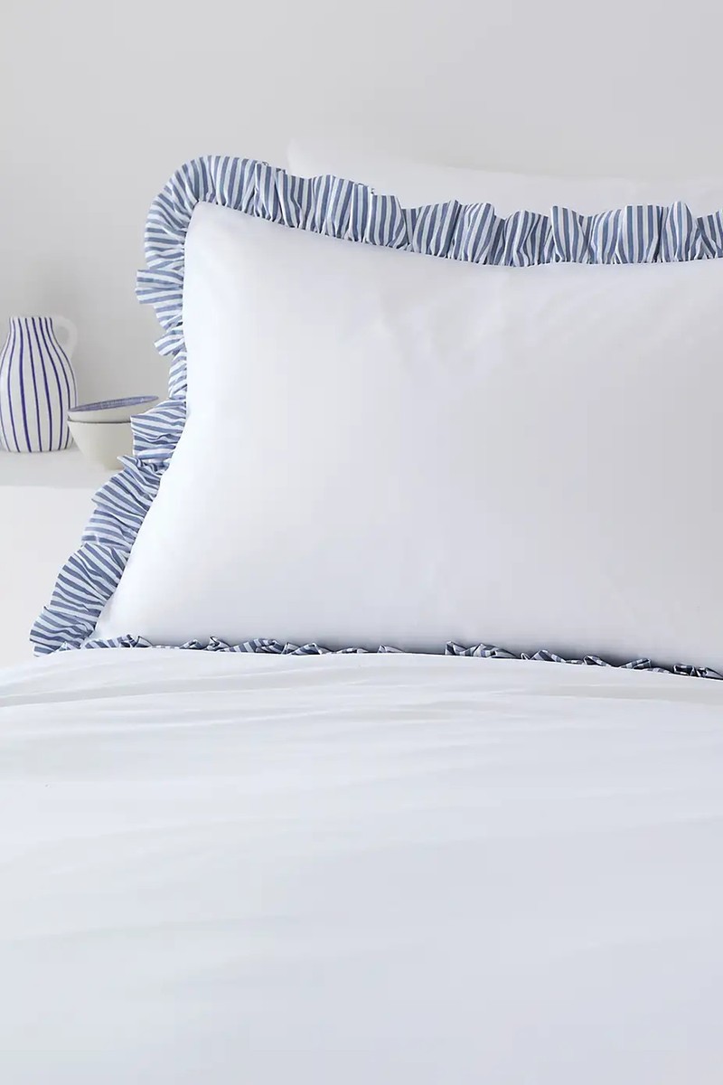 Hampton Frill Duvet Cover & Pillowcase Set