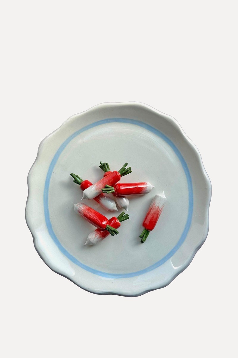Radish Plate from Minnie-Mae Studio