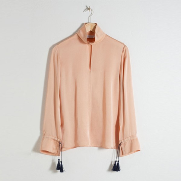 Satin Turtleneck Blouse from & Other Stories