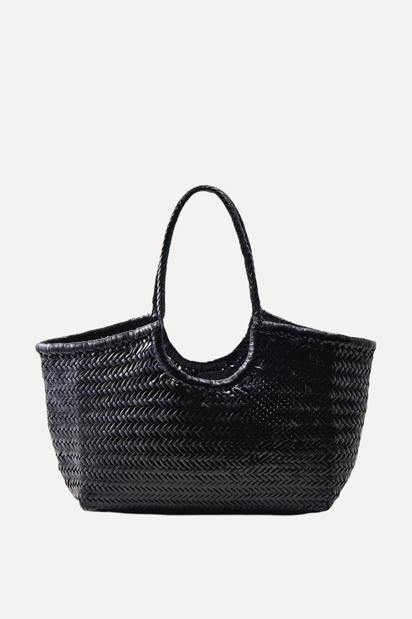 Leather Woven Nantucket Tote Bag from Dragon Diffusion