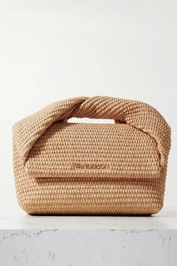 Twister Medium Raffia Tote from JW Anderson 