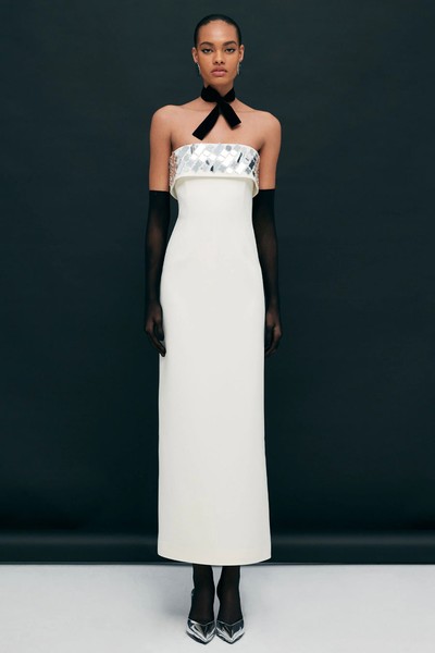 Grace Strapless Midi Dress