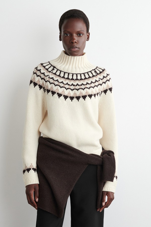 Fair Isle Wool-Cashmere Jumper from COS