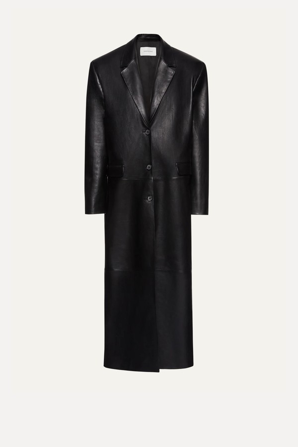 Single Breasted Leather Coat from Magda Butrym