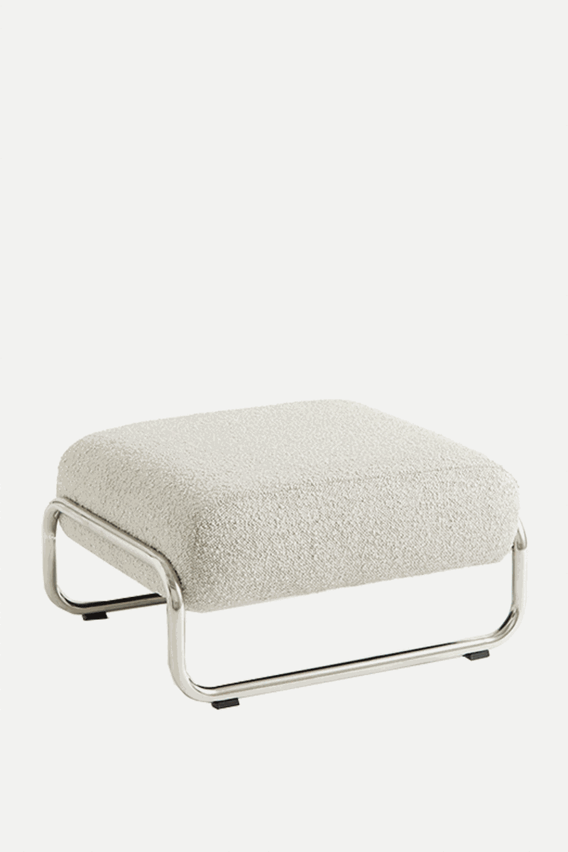 Bouclé Foot Stool from  H&M