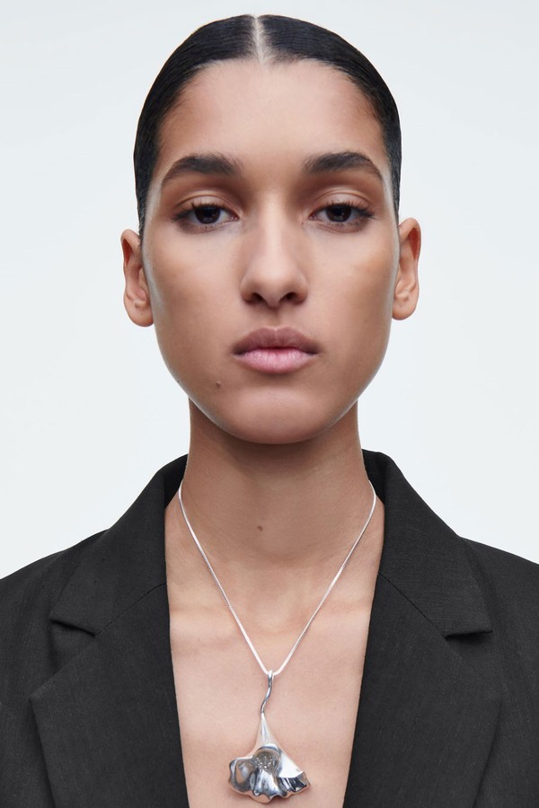 Floral Pendant Necklace from COS