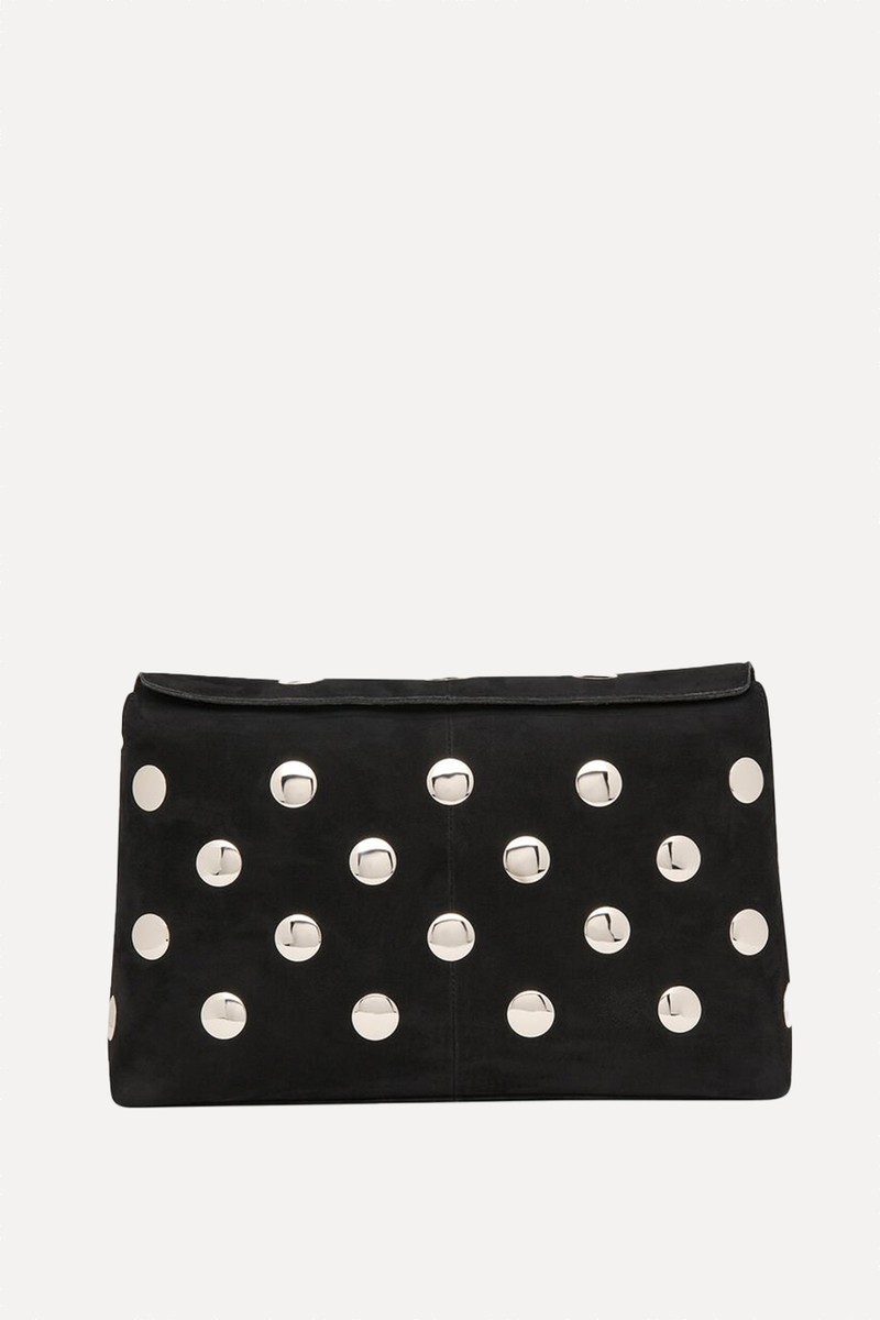 Fia Studded Foldtop Clutch Bag from whistles