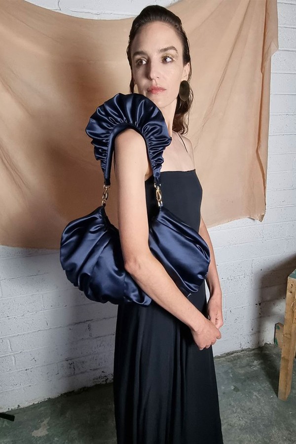 Mini Ruche Hobo Bag