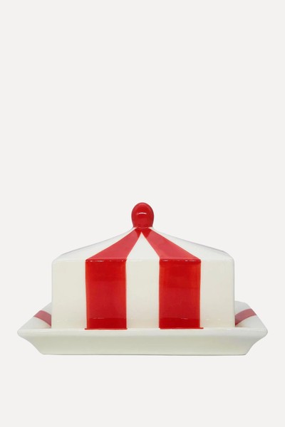 Circus Stripe Butter Dish from Issy Granger