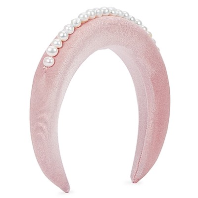 Lady Di Pink Velvet Headband from Wald Berlin