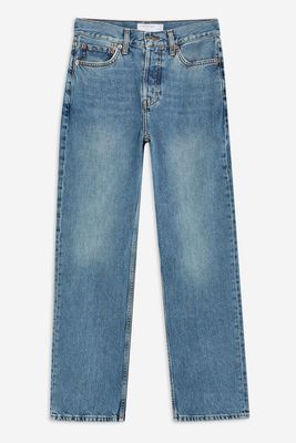 Mid Blue Dad Jeans