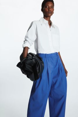 Wide Leg Pleated Trousers, £99