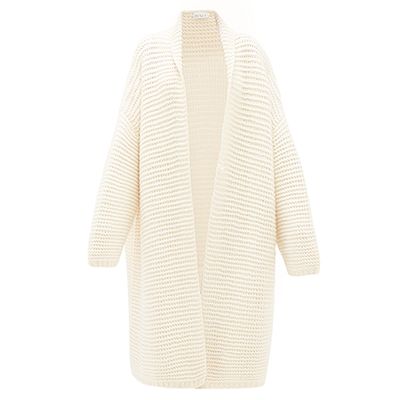 Oversized Chunky-Knit Cashmere Cardigan from Raey