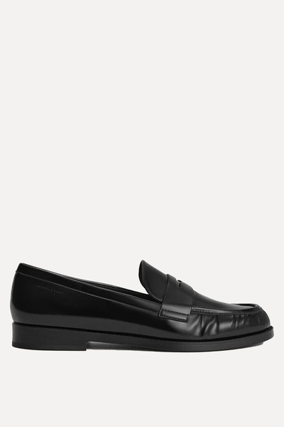 Ruched Penny Loafers from Charles & Keith