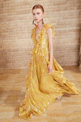 Gold Dress from Ulla Johnson