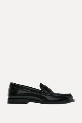 Leather Penny Loafers  from Massimo Dutti