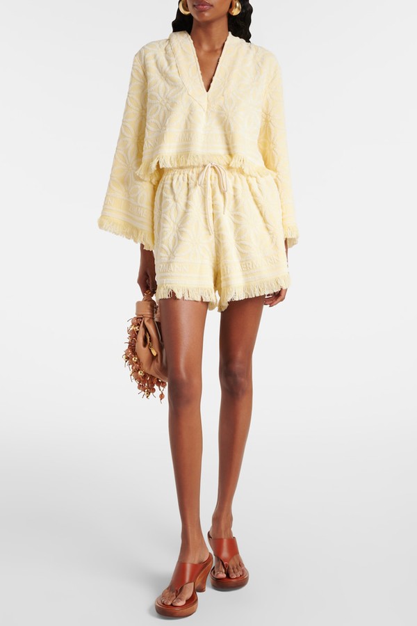Coco Cotton Terry Shorts from Zimmermann