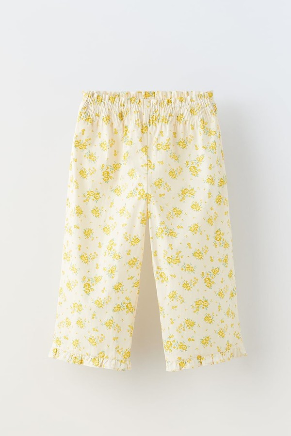 Floral Print Trousers