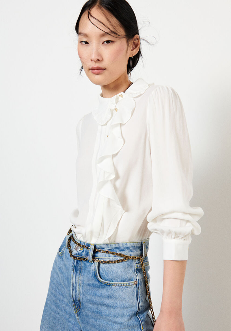 Asymmetric Blouse from Ba&sh
