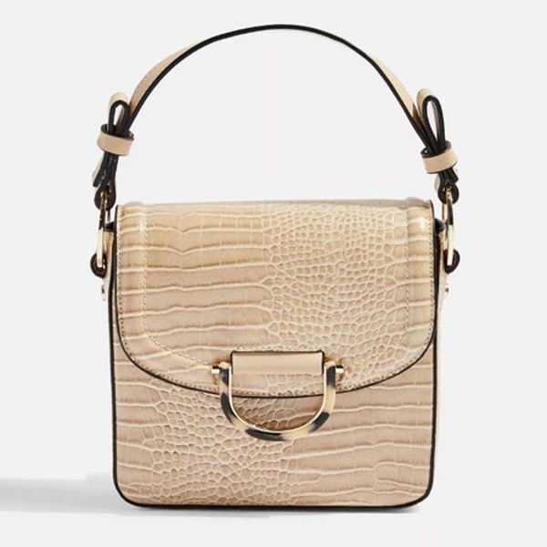 Carrie Stone Crocodile Shoulder Bag
