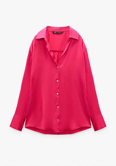 Basic Satin Shirt from Zara