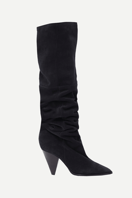 Riria 90 Suede Knee-High Boots from Isabel Marant