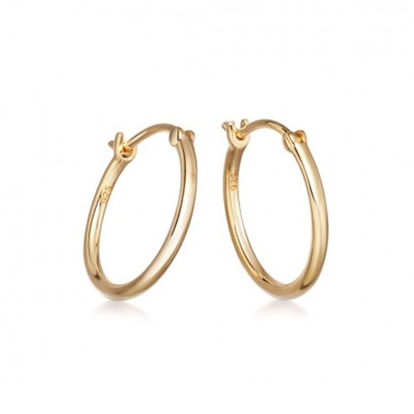 Medium Stilla Gold Hoop Earrings from Astley Clarke
