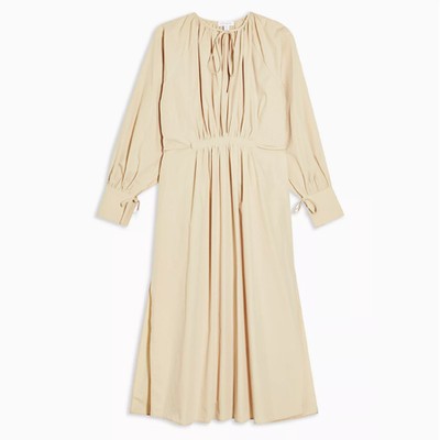 Camel Smock Dress By Topshop Boutique