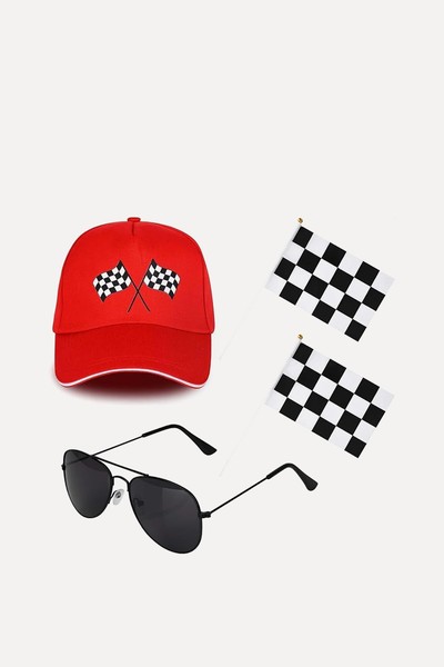 Race Car Driver Costume Accessories Set from Bofeiya