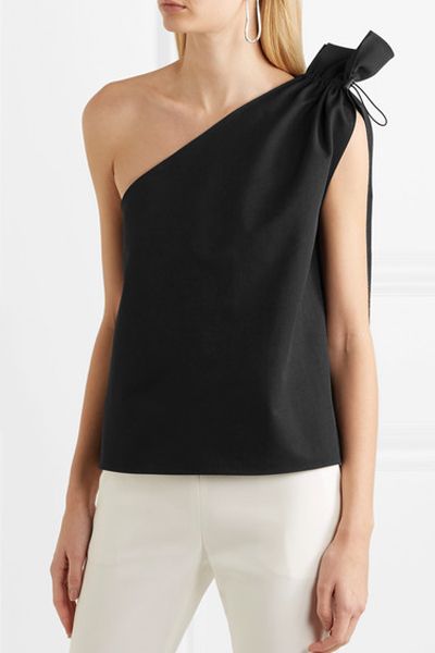 One Shoulder Crepe Top from Goen J