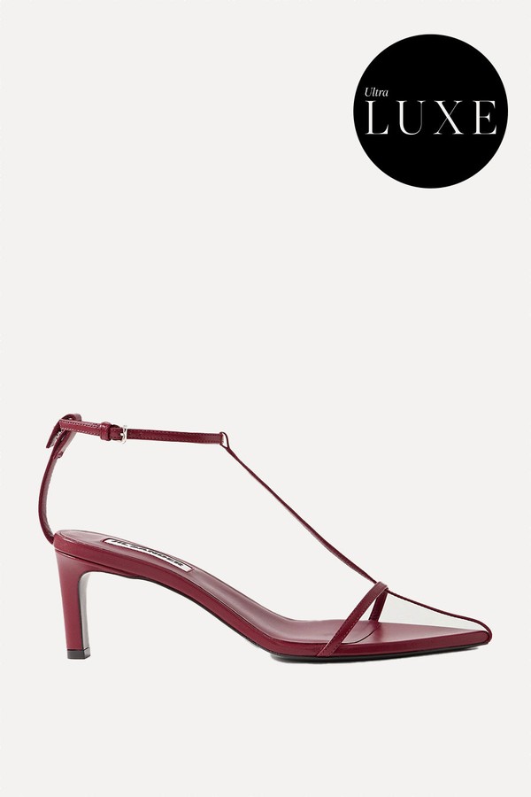 65mm Leather Sandals from Jil Sander
